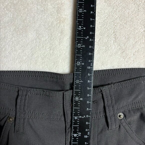 Prana Womens Brion II 5-Pocket Pants Grey Lightweight Straight Fit Nylon 33x27‎ - Picture 13 of 14